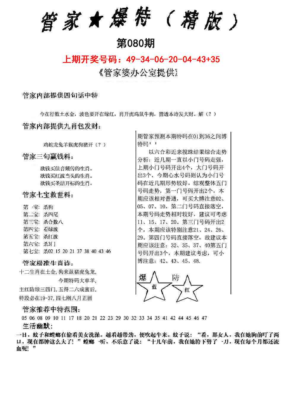 080期管家爆特精版[图]