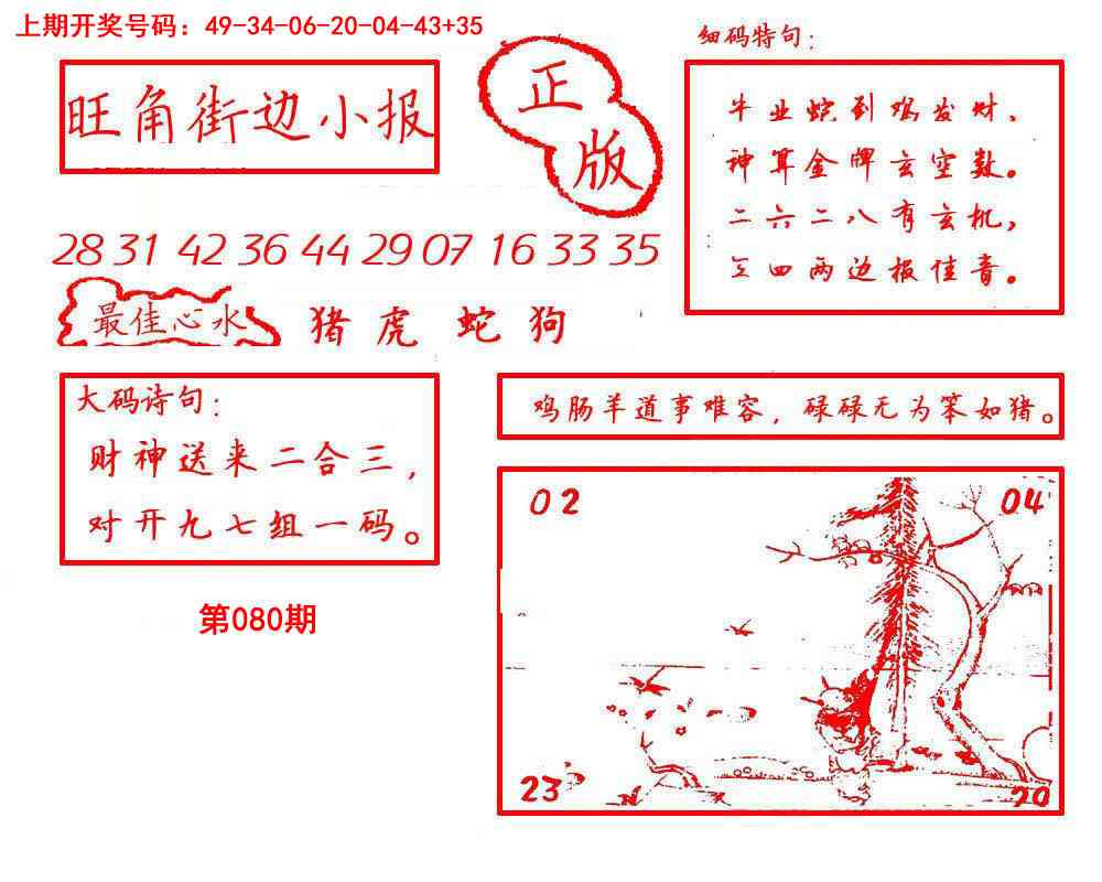 080期旺角街边小报[图]